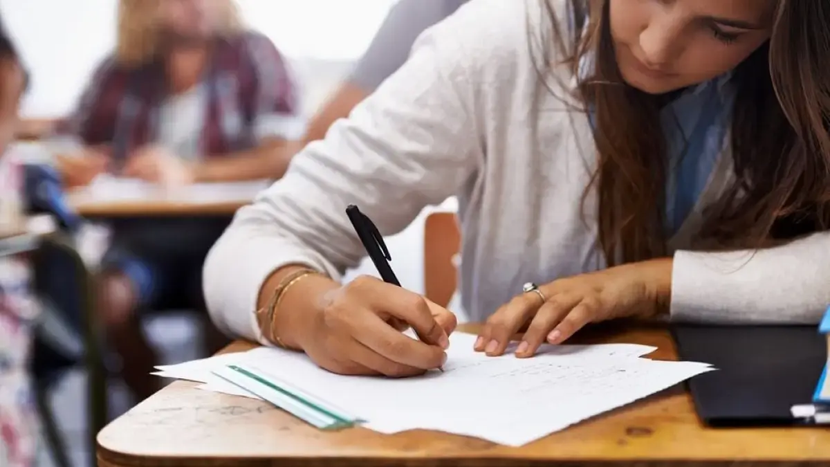 Elevi la examenul de Bacalaureat
